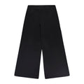 WRAP TIE BLACK STRAIGHT PANTS