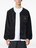 stan ray fleece panelled zip-up jacket
