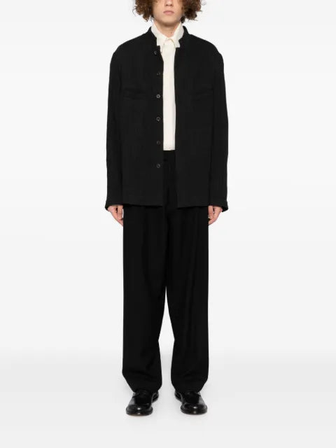 Forme D'expression stand-up-collar jacket