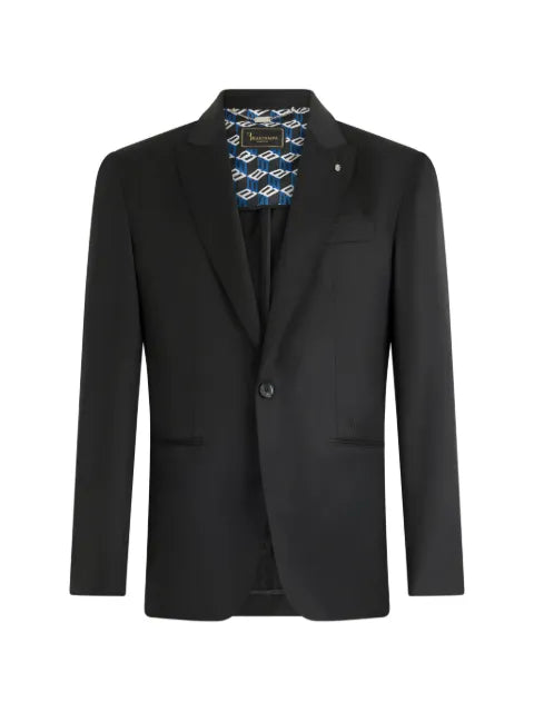Billionaire single-breasted wool blazer