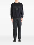 Vowels Faded Collegiate logo-print sweater
