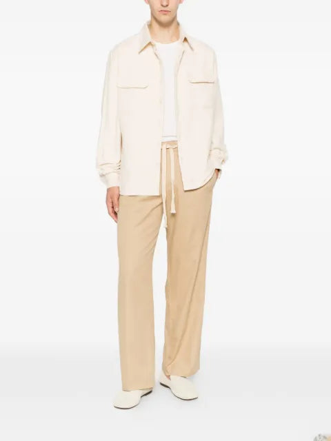 SANDRO flap-pocket overshirt