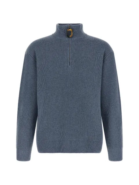 JW Anderson ribbed-knit half-zip sweater
