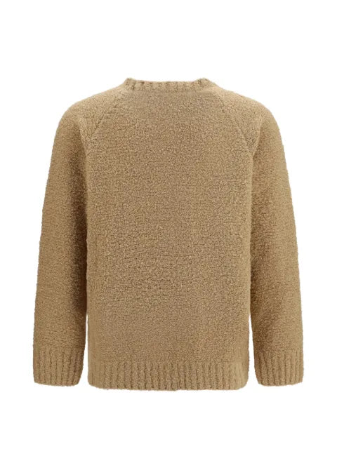 Laneus raglan-sleeve bouclé sweater
