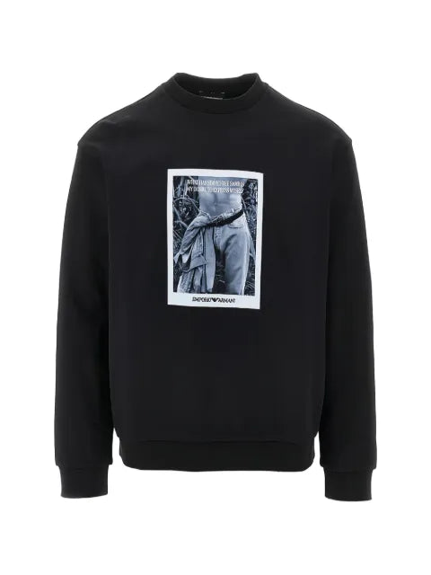 Emporio Armani Signature Capsule graphic-print sweatshirt