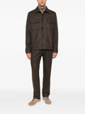 Corneliani button-up wool jacket