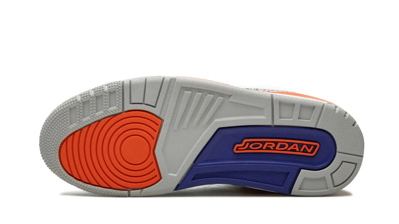 Air Jordan 3 Retro 'Knicks' – New York Inspired Sneaker in Royal Blue & Vivid Orange