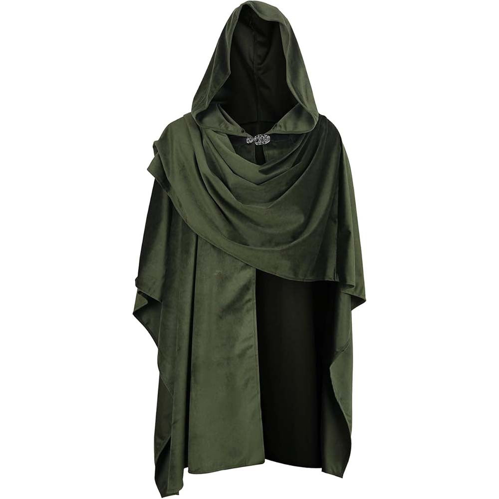 Halloween Medieval Hooded Shawl Cloak Dark Ranger Cosplay Cape
