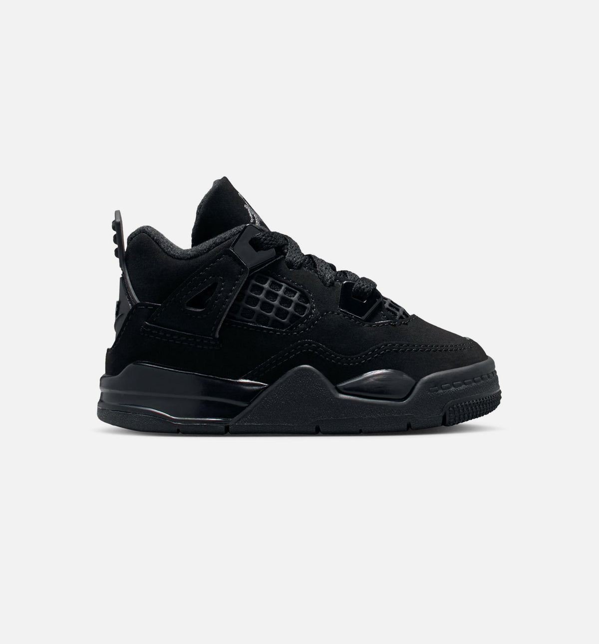 Air Jordan 4 Retro Black Cat Baby & Toddler Sneakers - Black / Light Graphite