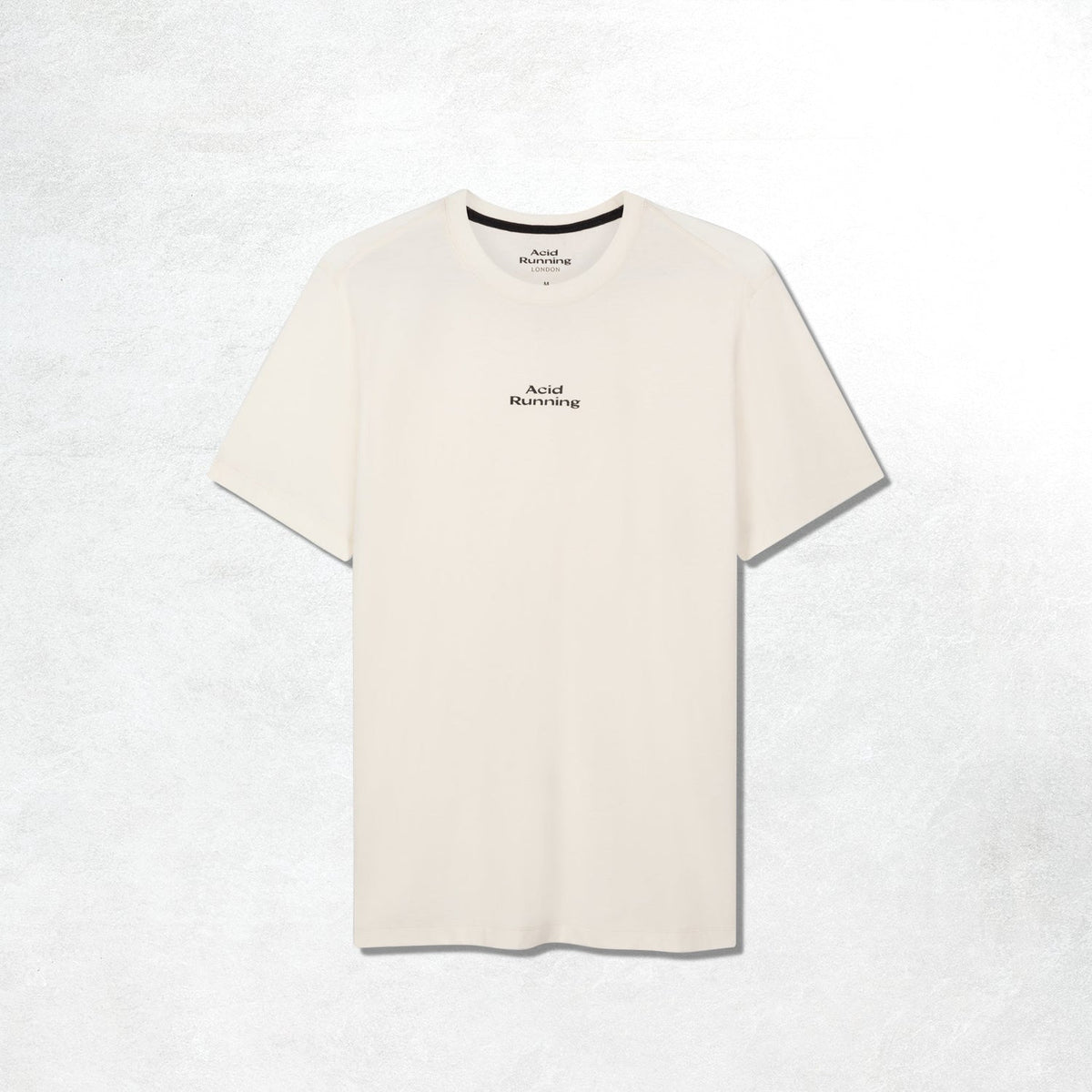 Acid Running Logo T-Shirt - Bone