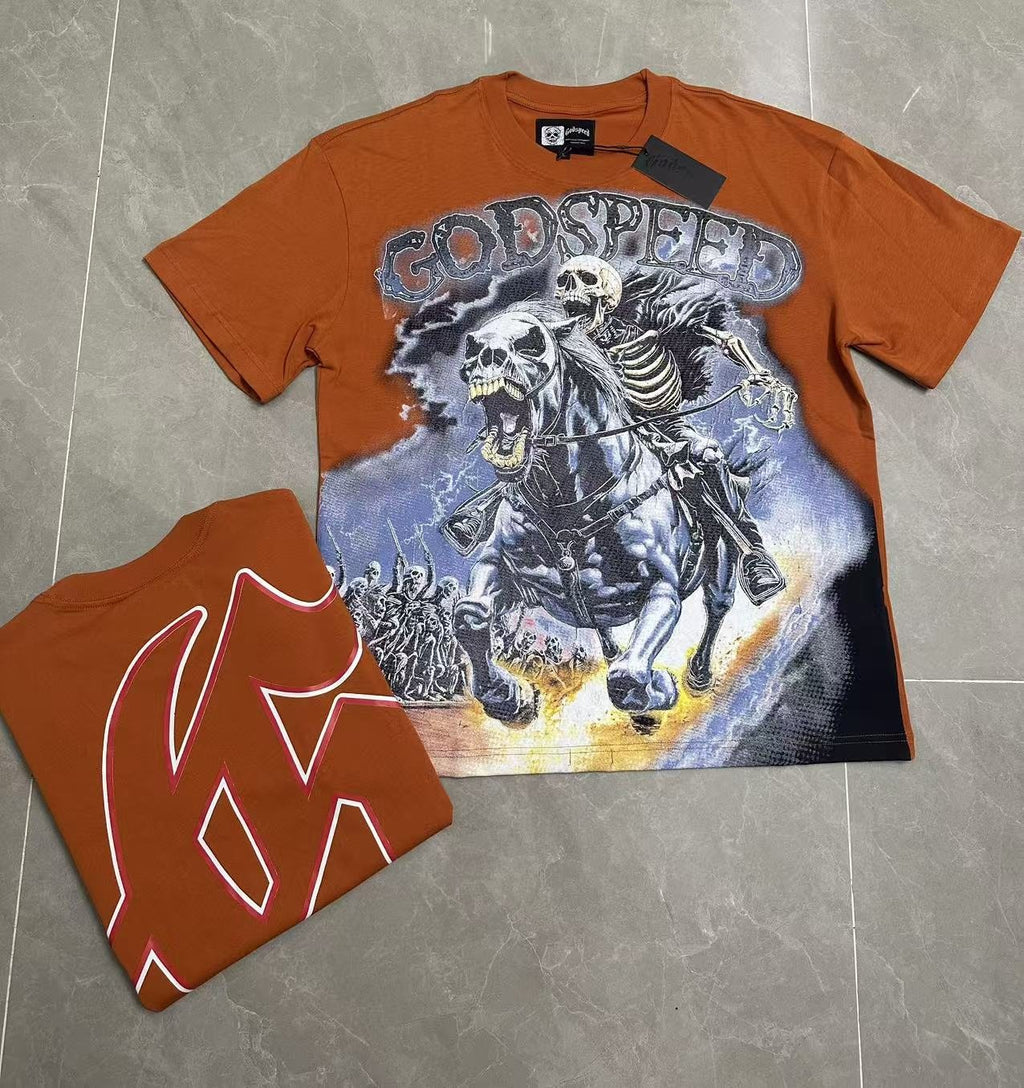 Godspeed Skeleton Rider Graphic T-Shirt