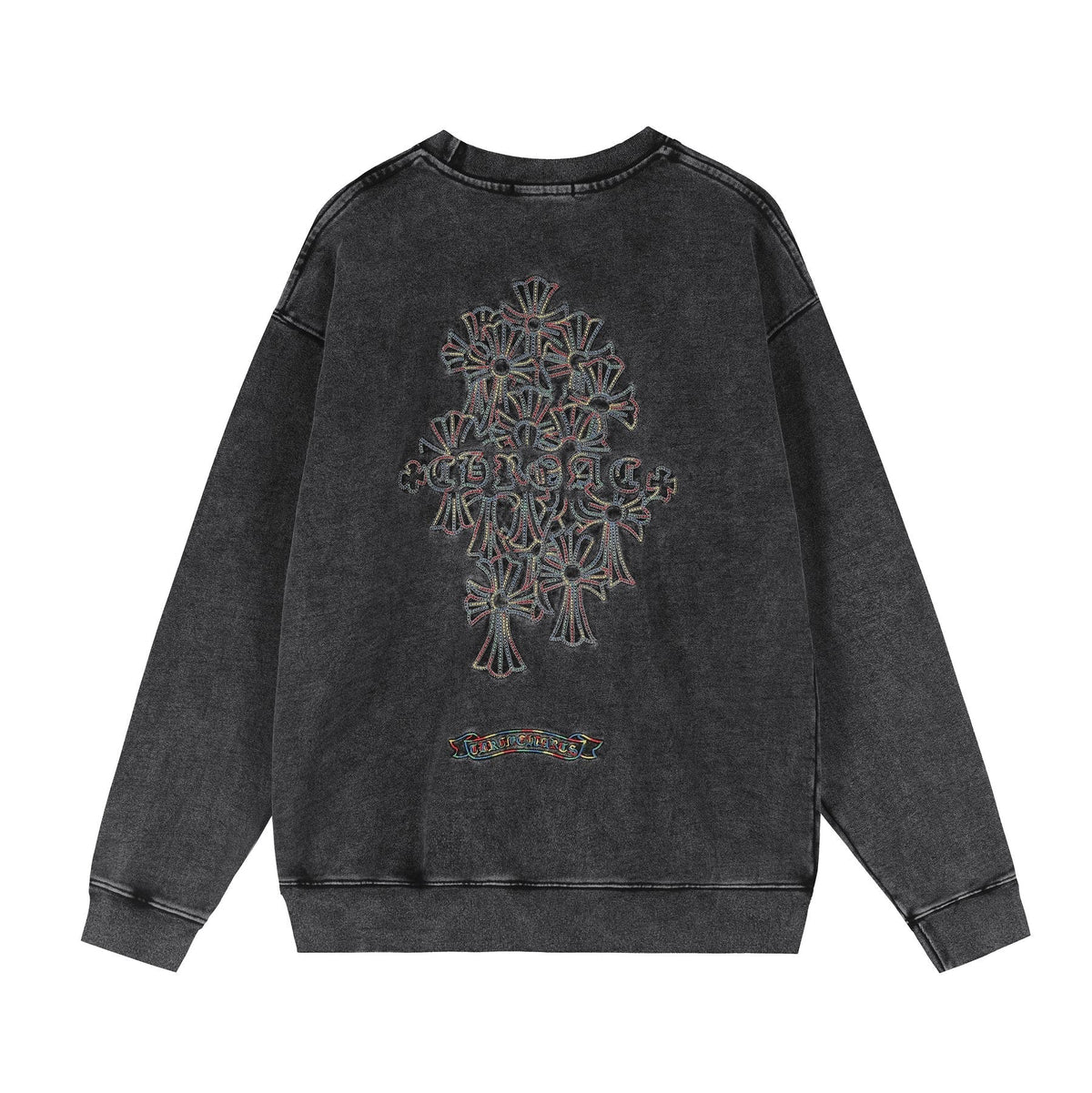 Chrome Hearts Cross Motif Embroidered Crewneck Sweatshirt