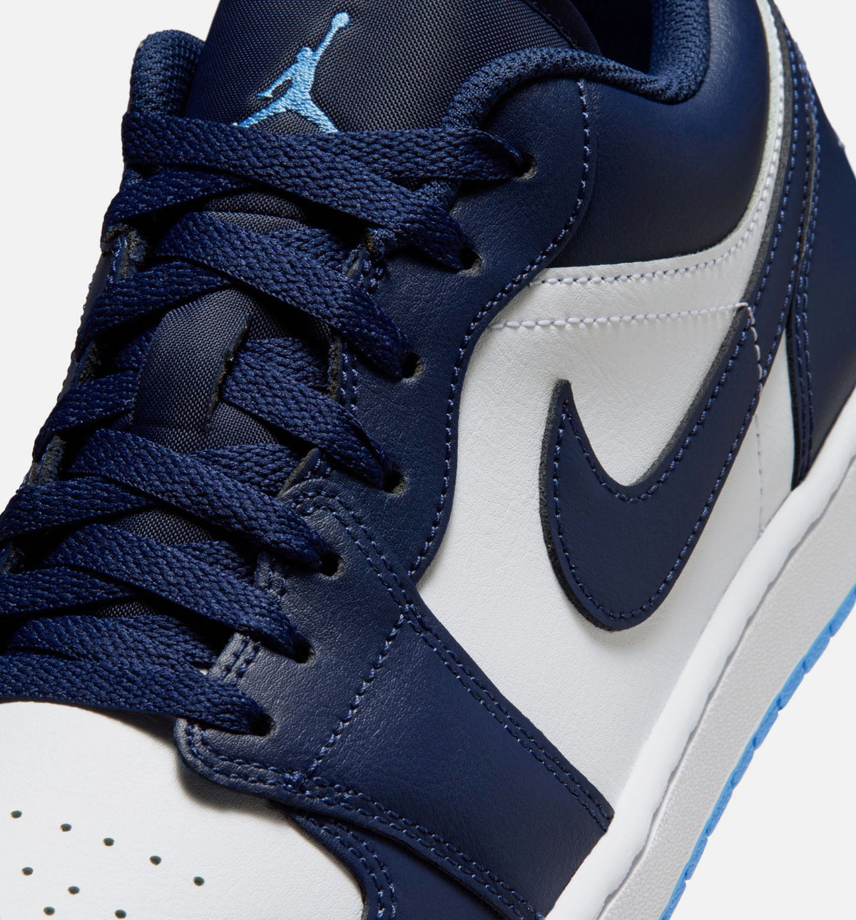 Air Jordan 1 Low - Men's Lifestyle Sneaker (Midnight Navy/University Blue/White)