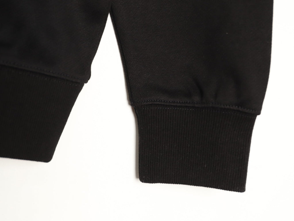 Burberry Oval Equestrian Back-Graphic Crewneck Sweatshirt - Black