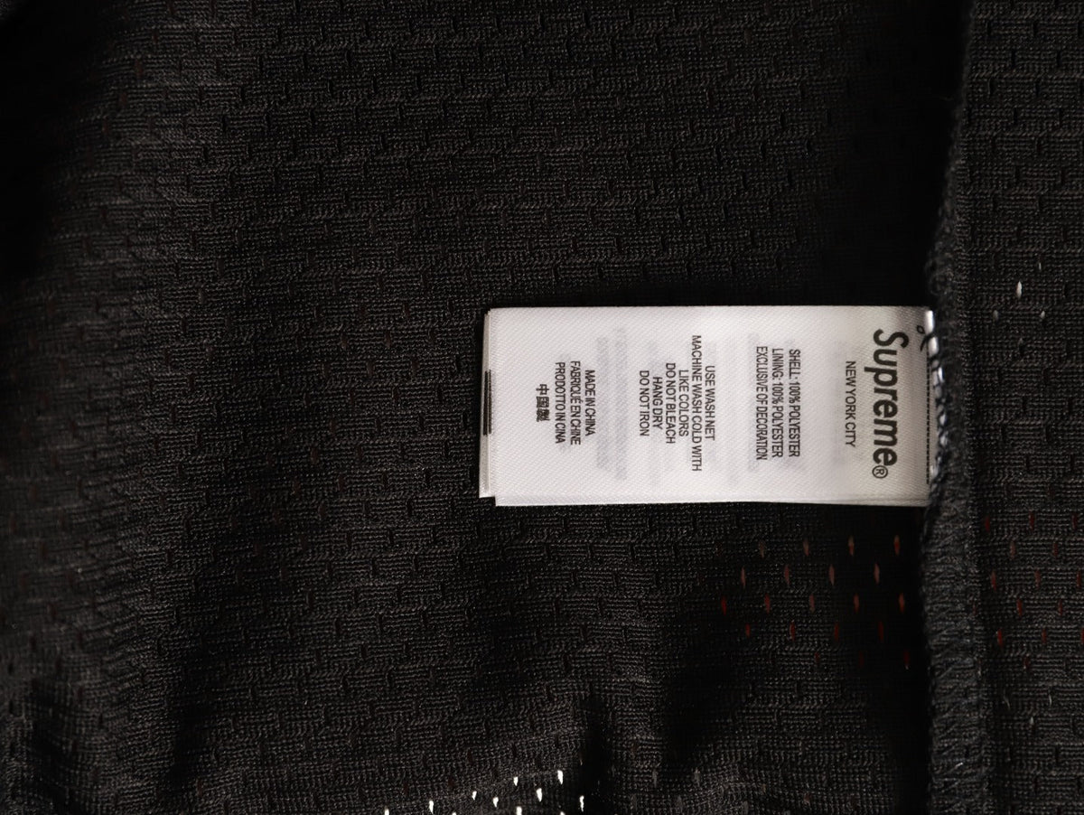Supreme DJ Screw Graphic V-Neck Football-Style Jersey - Black
